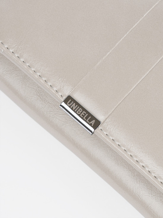 Elegante graue Geldbörse aus ökologischem Leder