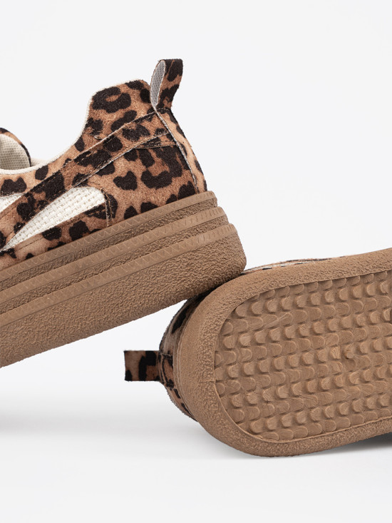 Damen Sneaker im Leopardenmuster