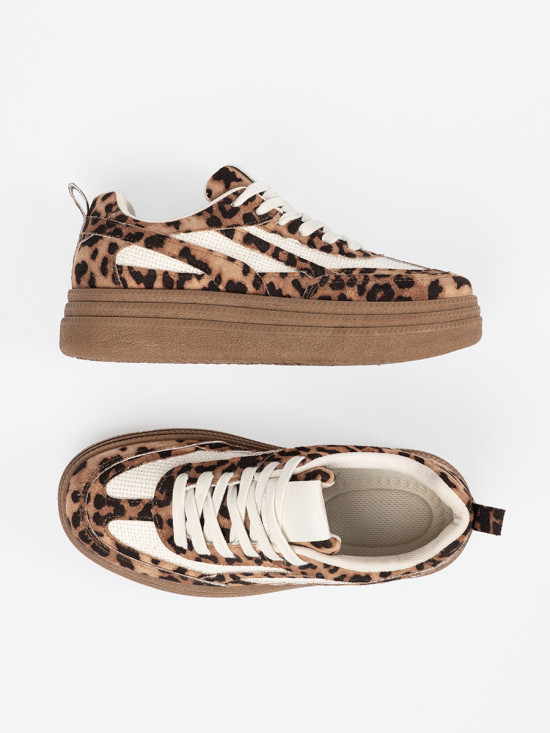 Damen Sneaker im Leopardenmuster