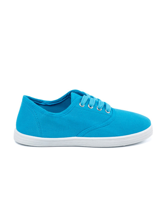 Blaue klassische Sneakers