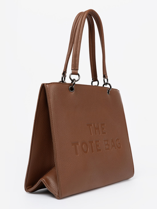 Tote Tasche in warmem Braun