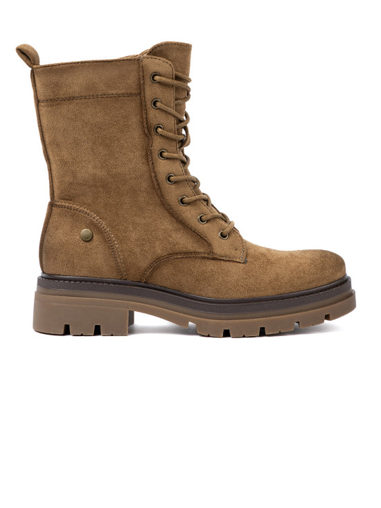 Klassische Wildleder Worker in Braun