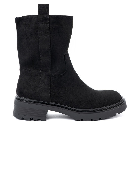 Stylische Stiefeletten mit dicker schwarzer Sohle