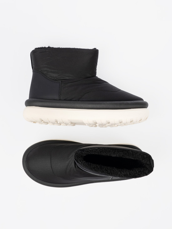 Wasserdichte schwarze Schneestiefel mit Futter