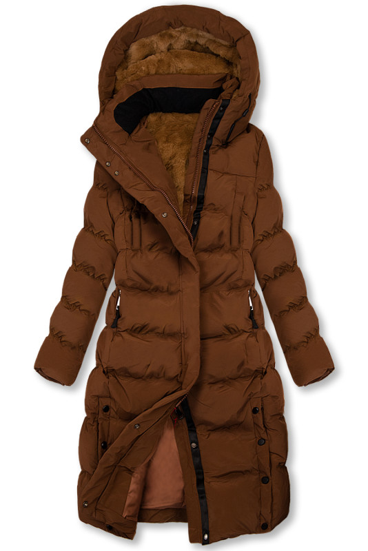 Langjacke extra warm in braun