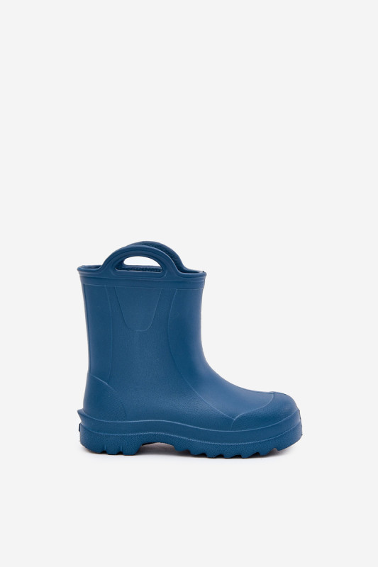 Blaue Kinder-Gummistiefel aus Schaumstoff