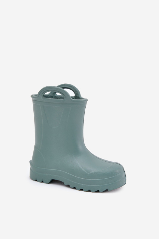 Grüne Schaum-Gummistiefel
