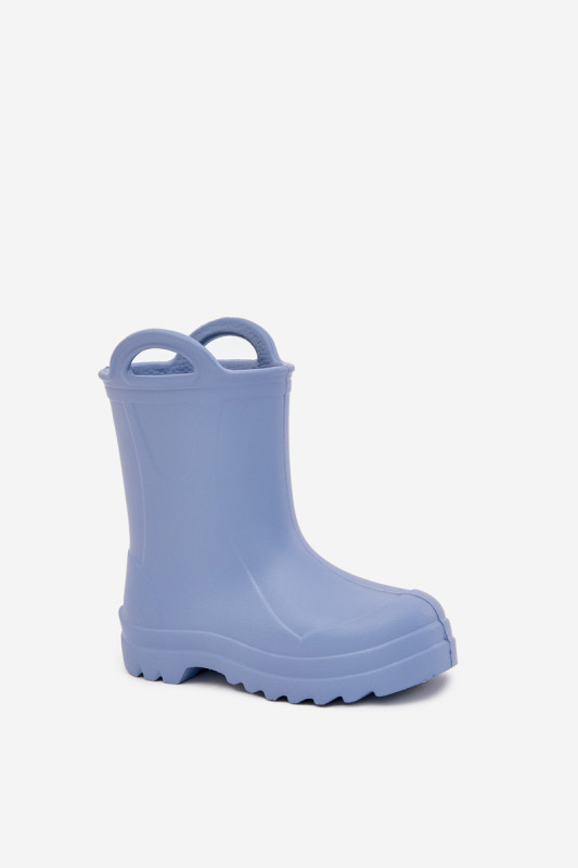 Blaue Kinder-Gummistiefel aus Schaumstoff