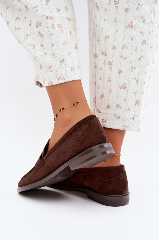 Mokassin aus Eco-Wildleder in Braun