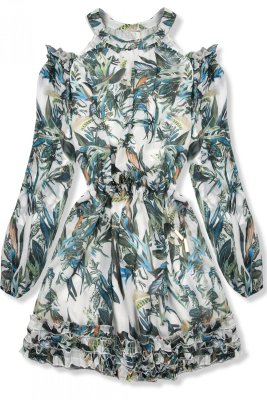 Minikleid Laura blau-grün/O'la Voga