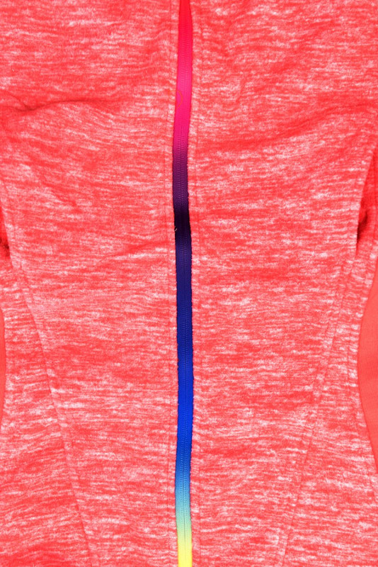 Fleecejacke mit Kapuze apricot