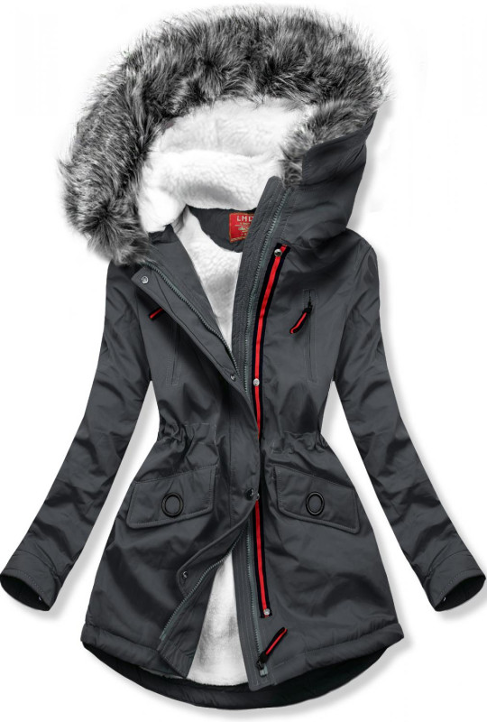 Parkajacke für Herbst/Winter von LHD grau
