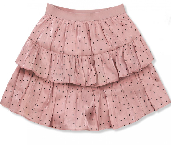 Rock mit Punkten rosa