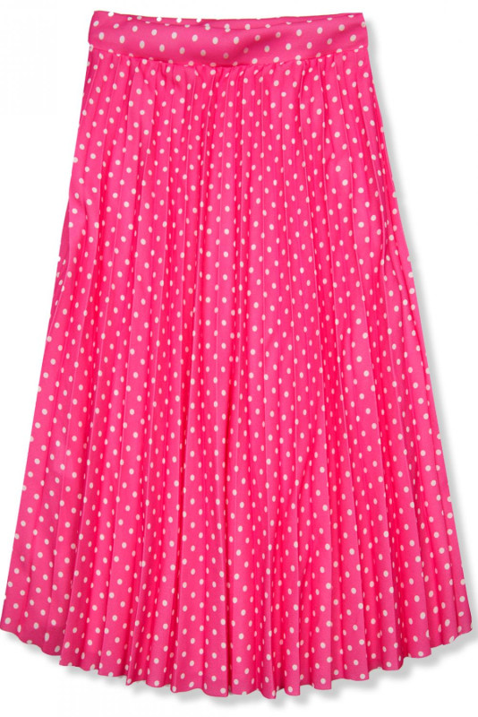 Rock mit Punkten hot pink