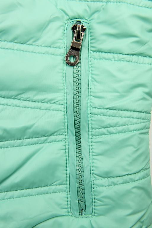 Kurze Steppjacke mintgrün