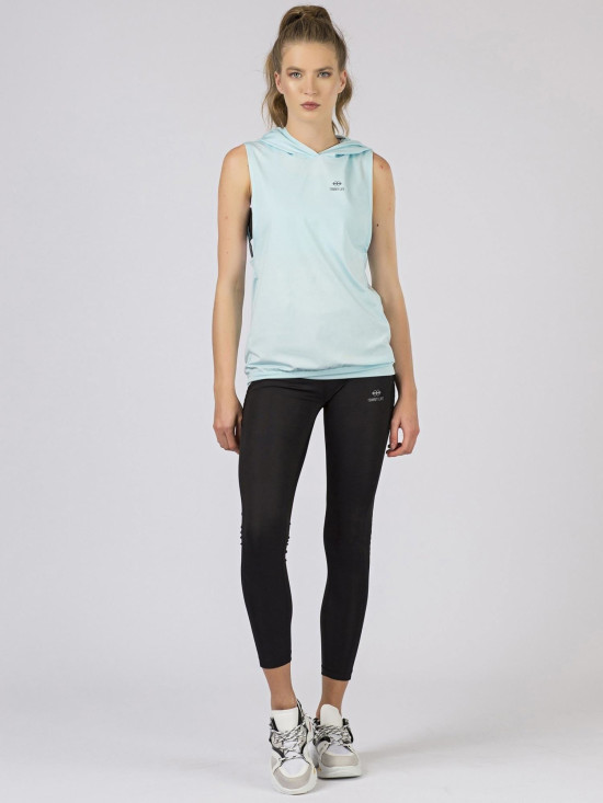 Helle blaue Sportbluse TOMMY LIFE