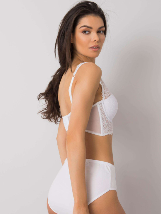 Weiße High-Waist Slips