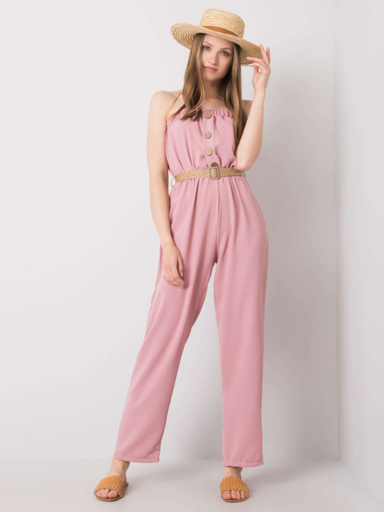 Rosa Overall mit Gürtel RUE PARIS