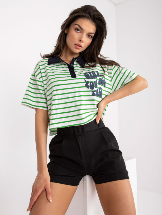 Bequeme Bluse mit kurzen Ärmeln