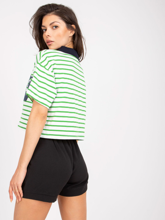 Bequeme Bluse mit kurzen Ärmeln