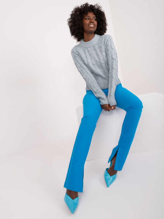 Weicher Pullover in Mintgrün