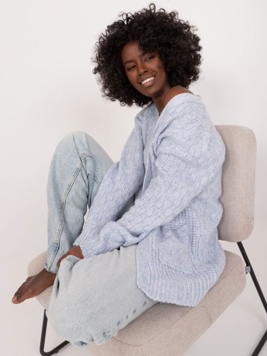 Stylischer Cardigan in Hellblau