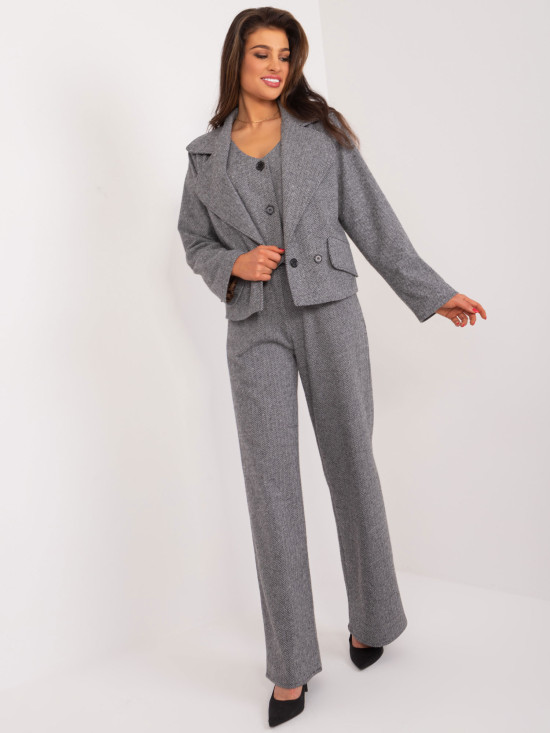 Elegante graue Jacke