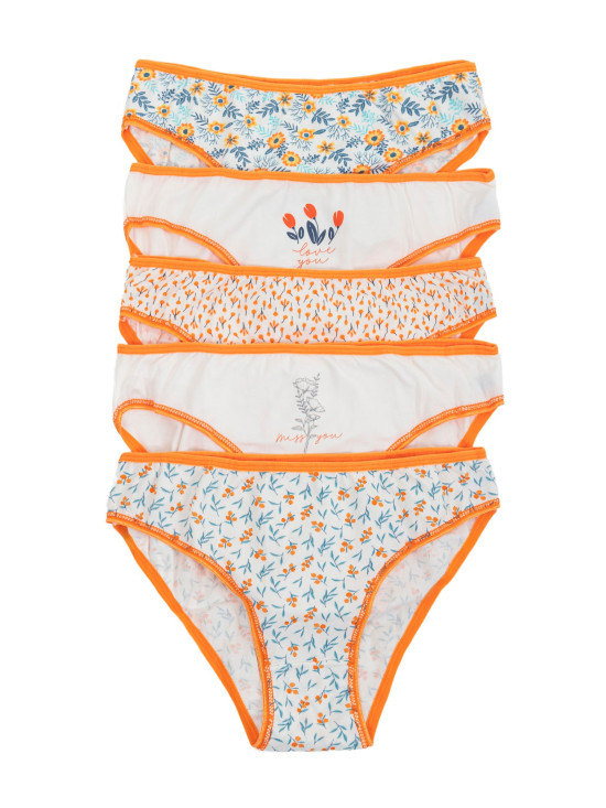 Bequeme Damenunterwäsche in Orange