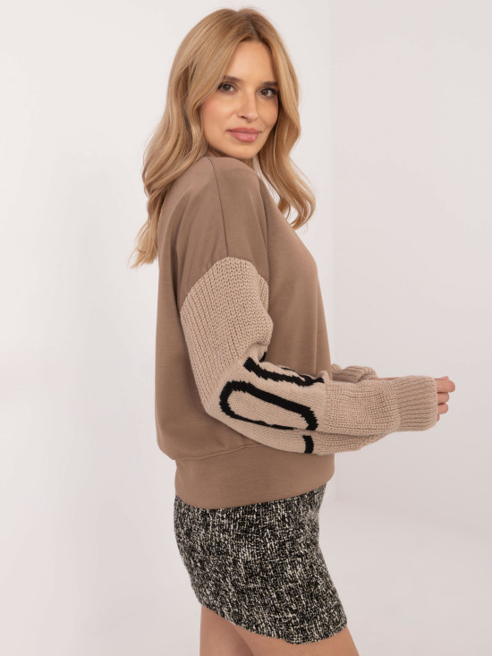 Stylisches beige Sweatshirt