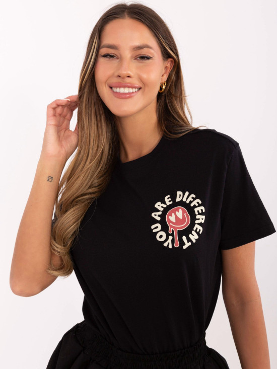 Stylisches graues T-Shirt mit kurzen Ärmeln