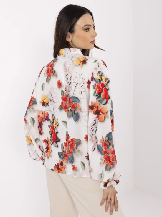Elegante Bluse mit Blumenmuster