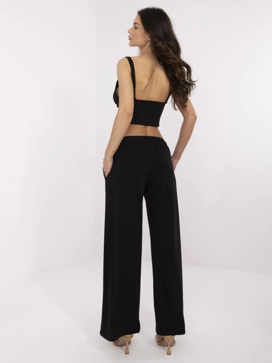 Stylische schwarze Sporthose