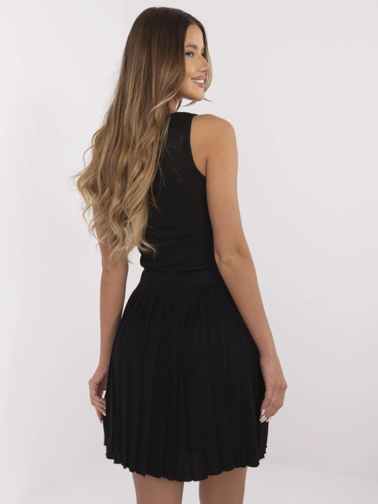 Stylischer schwarzer Minirock