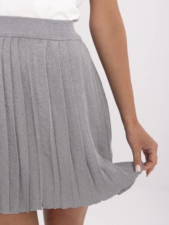 Stylische Minirock in Grau