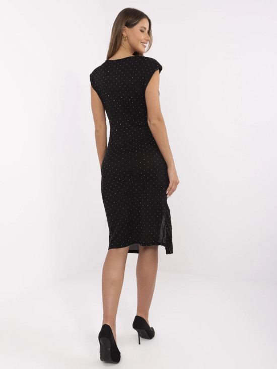 Elegantes Midi-Kleid mit Applikation