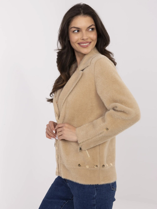 Beige Übergangsjacke