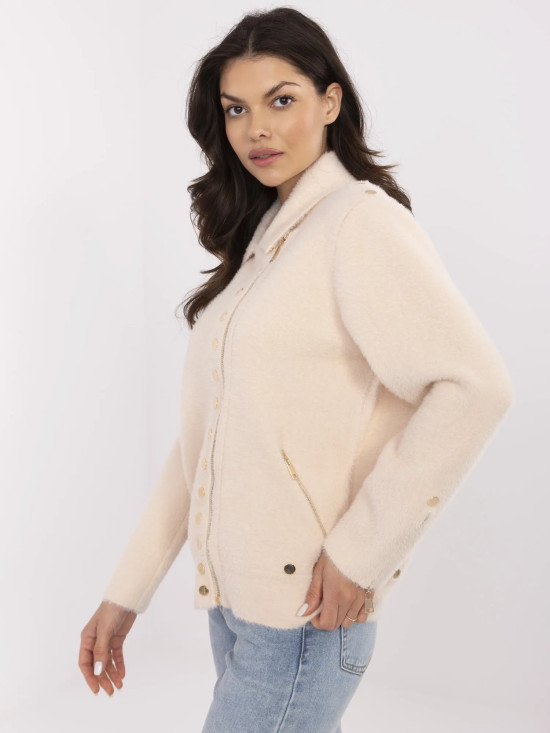Beige Übergangsjacke