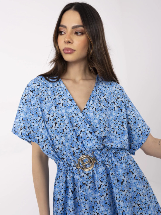 Blumen Overall mit kurzen Ärmeln