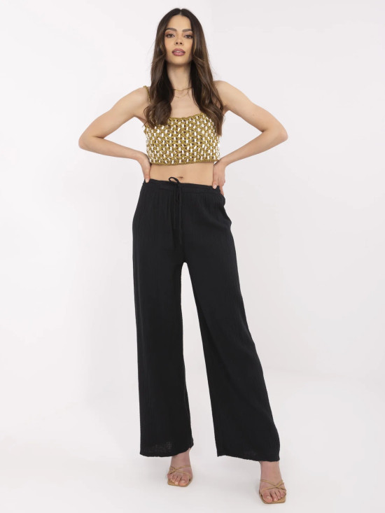 Stylische schwarze Hose