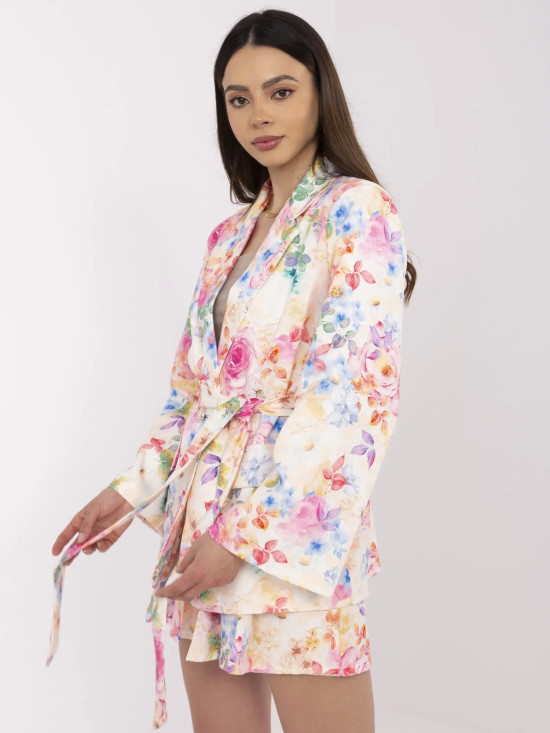 Eleganter Komplett mit Blumenmuster