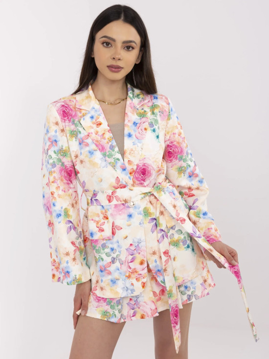 Eleganter Komplett mit Blumenmuster