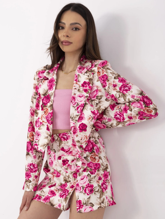 Eleganter Komplettanzug in Rosa