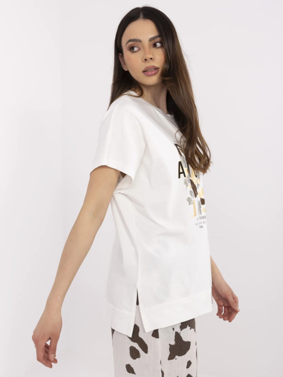 Elegante Bluse mit Applikation