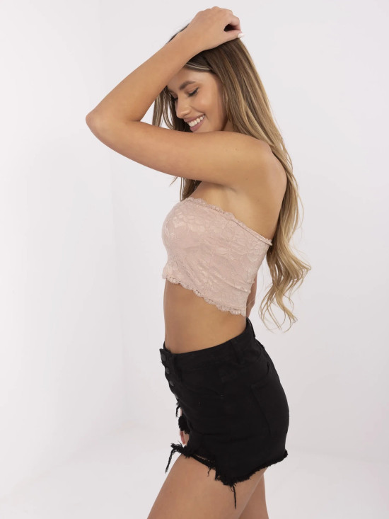 Elegantes Top in Dunkelrosa