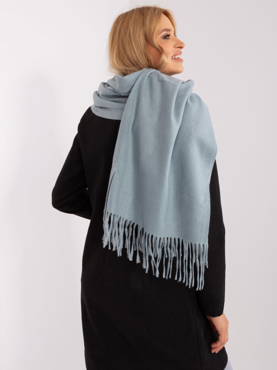 Glatte Damen-Schal in Dunkelgrün