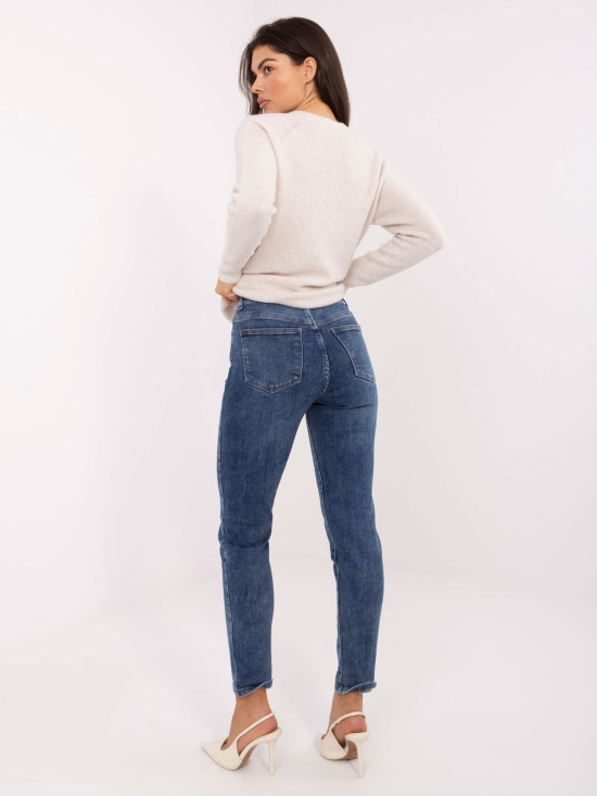 Damen-Skinny-Jeans in Dunkelblau