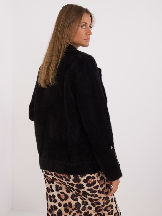 Elegante schwarze Übergangsjacke