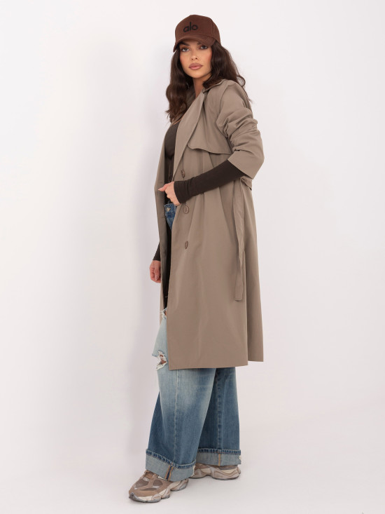 Eleganter Übergangstrenchcoat in Beige