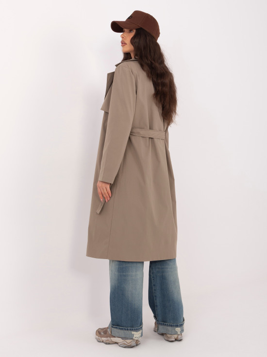 Eleganter Übergangstrenchcoat in Beige