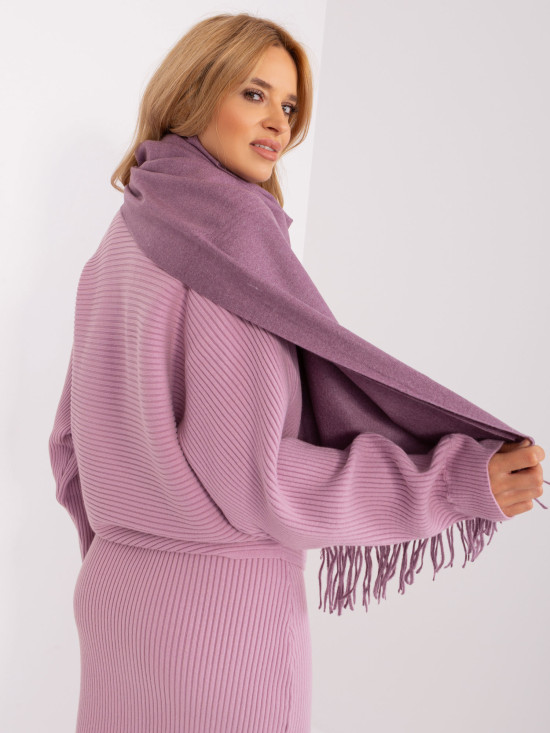 Lila breiter Schal